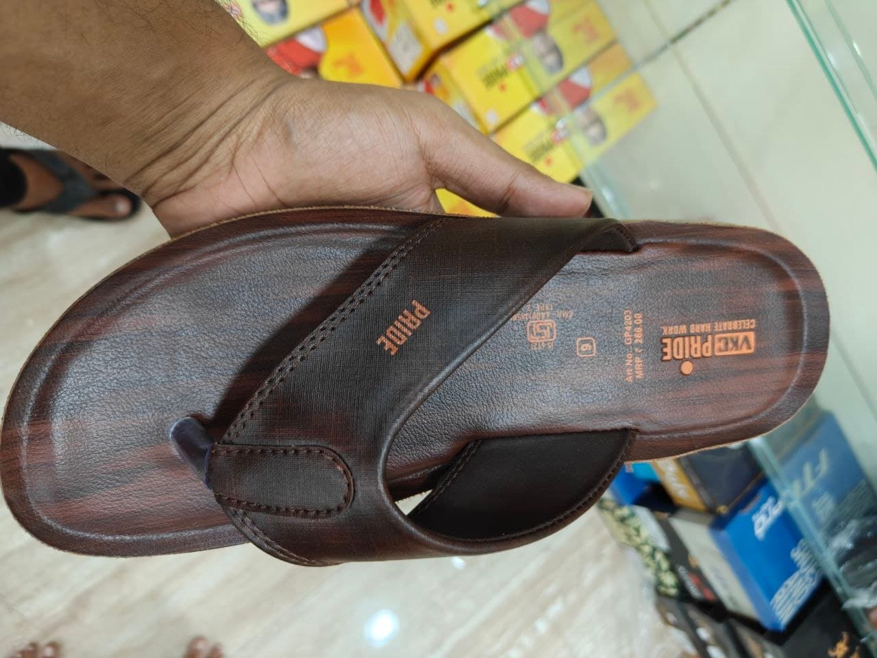 VKC Pride Men's Brown Sandals