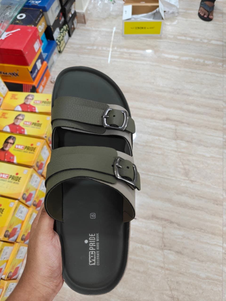 VKC PRIDE Unisex Green Sandals