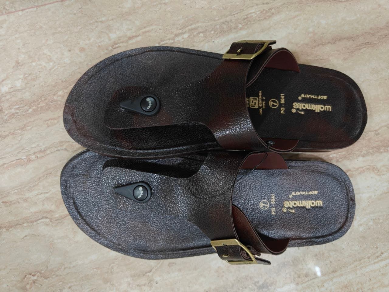 Walkmate Men's Brown Sandals
