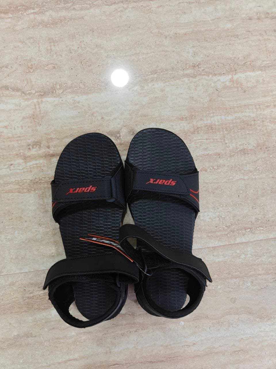 Sparx Men's Black Sandals